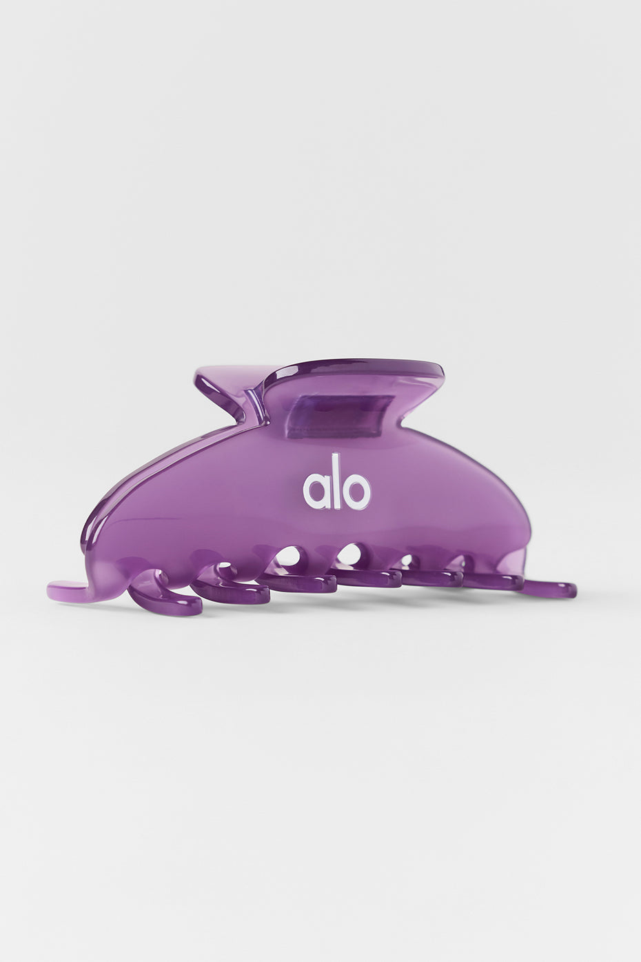 90's Claw Clip - Plum Kiss Clear - Image 2