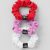 Bright Red/Candy Heart Pink/White