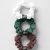 Brownstone/White/Clover Green