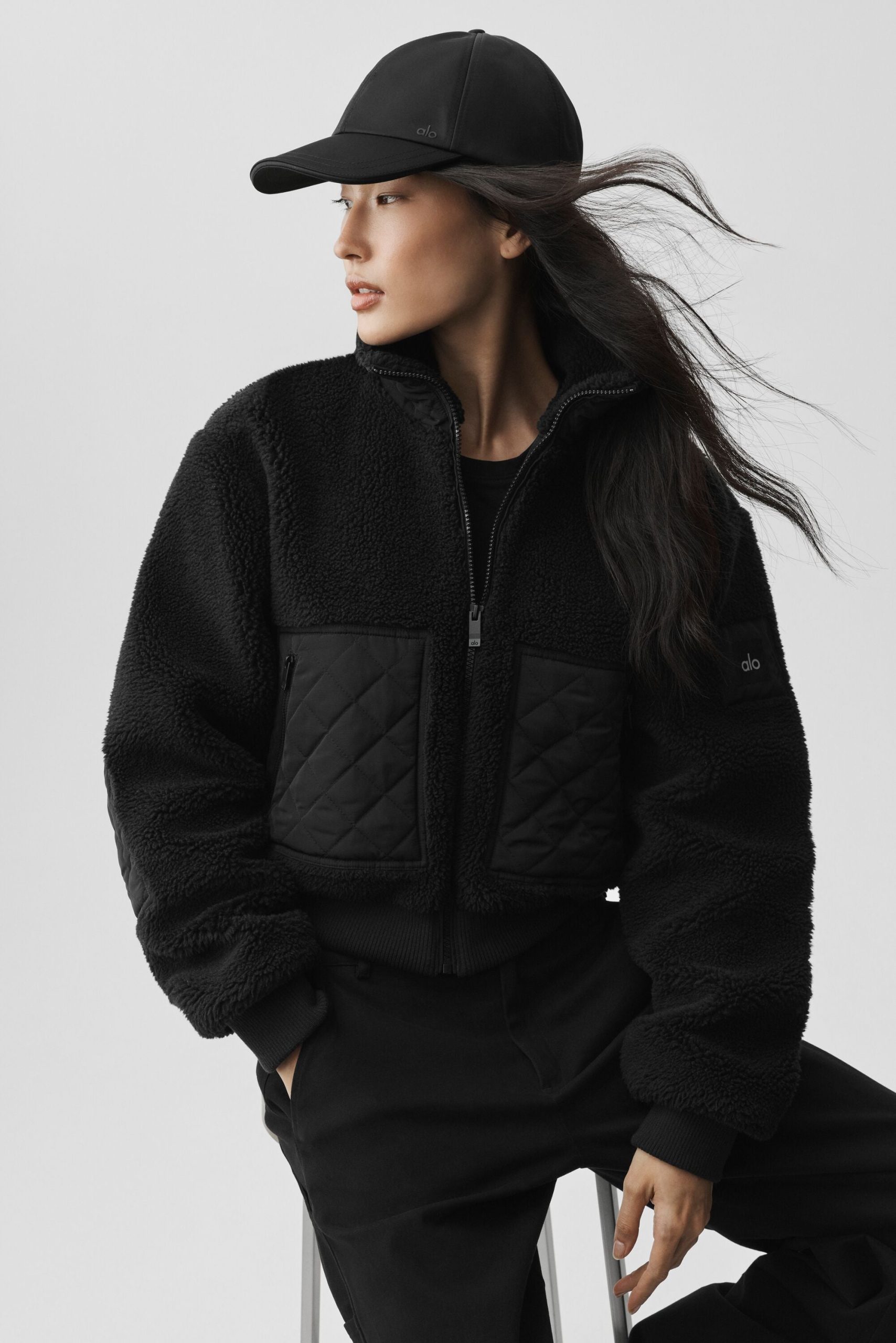Satin Off-Duty Cap - Black - Image 2