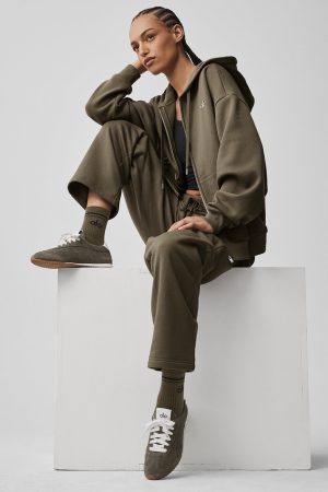 ALO Sunset Sneaker - Olive Tree