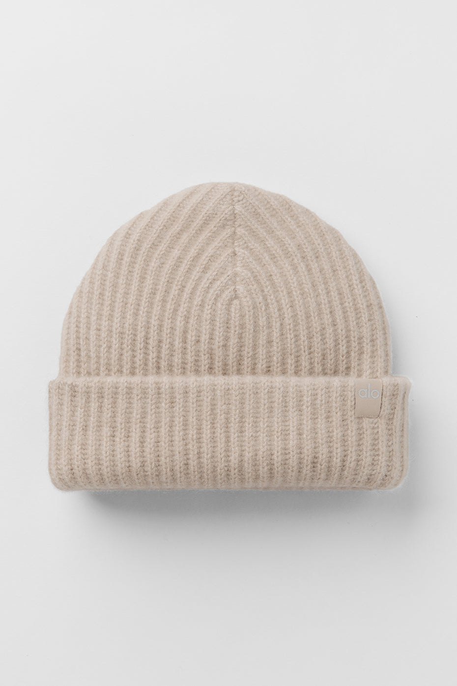 Courchevel Cashmere Beanie - Oat Heather - Image 2