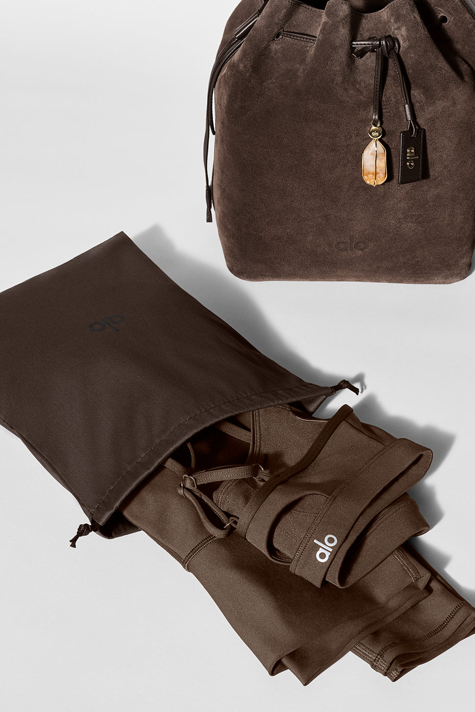 ALO Balance Bucket - Espresso Suede - Image 8
