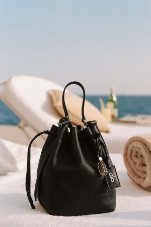 ALO Mini Balance - Black Leather