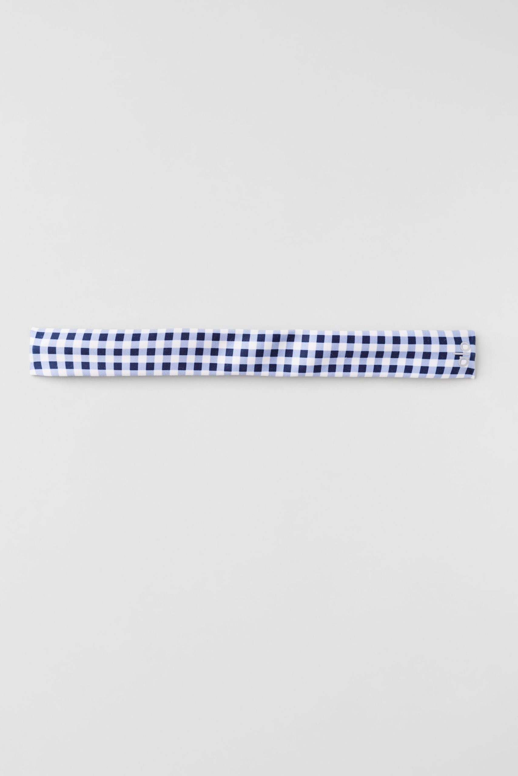 Gingham Airlift So Smooth Headband - Navy Gingham - Image 2