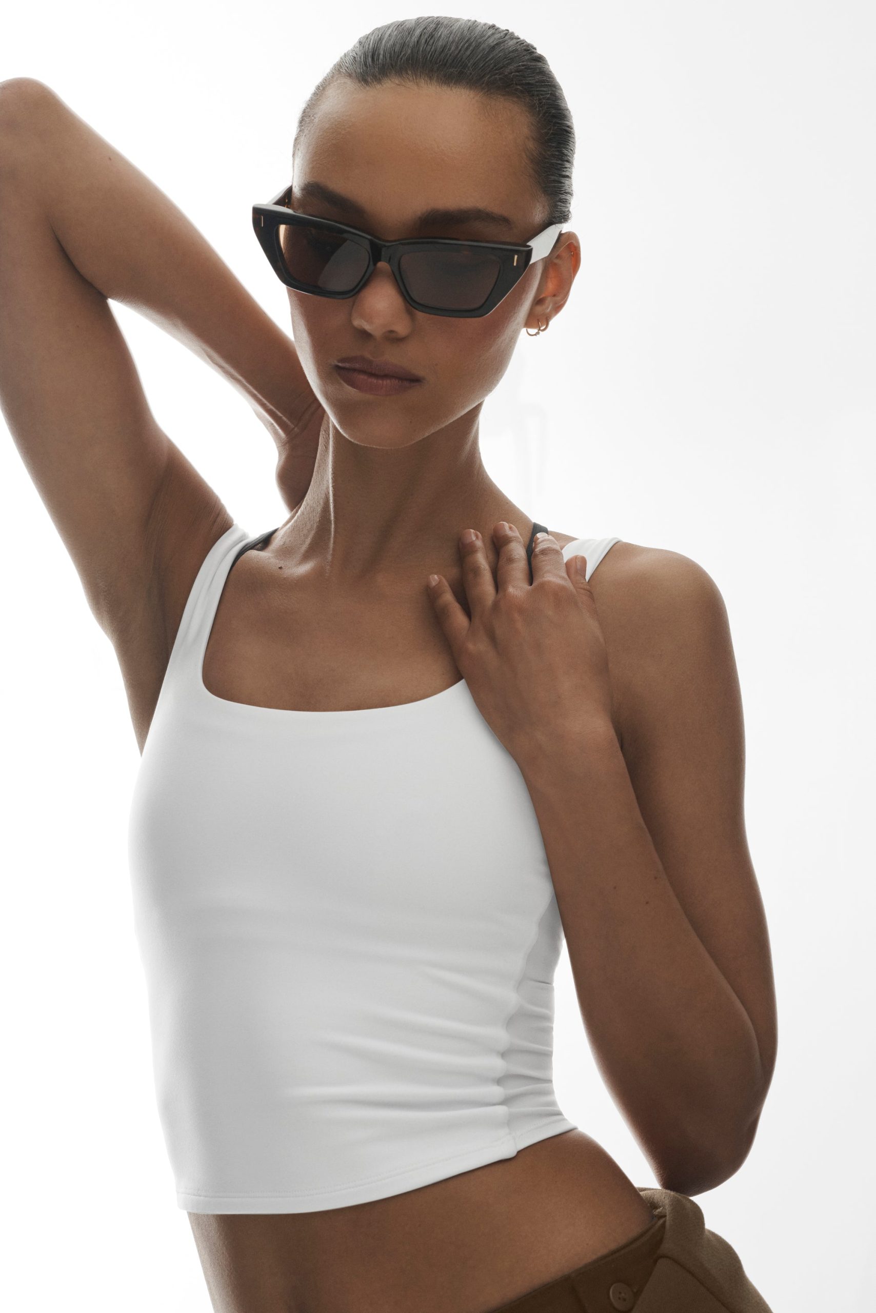 ALO Cat Eye Sunglasses - Tortoise - Image 4