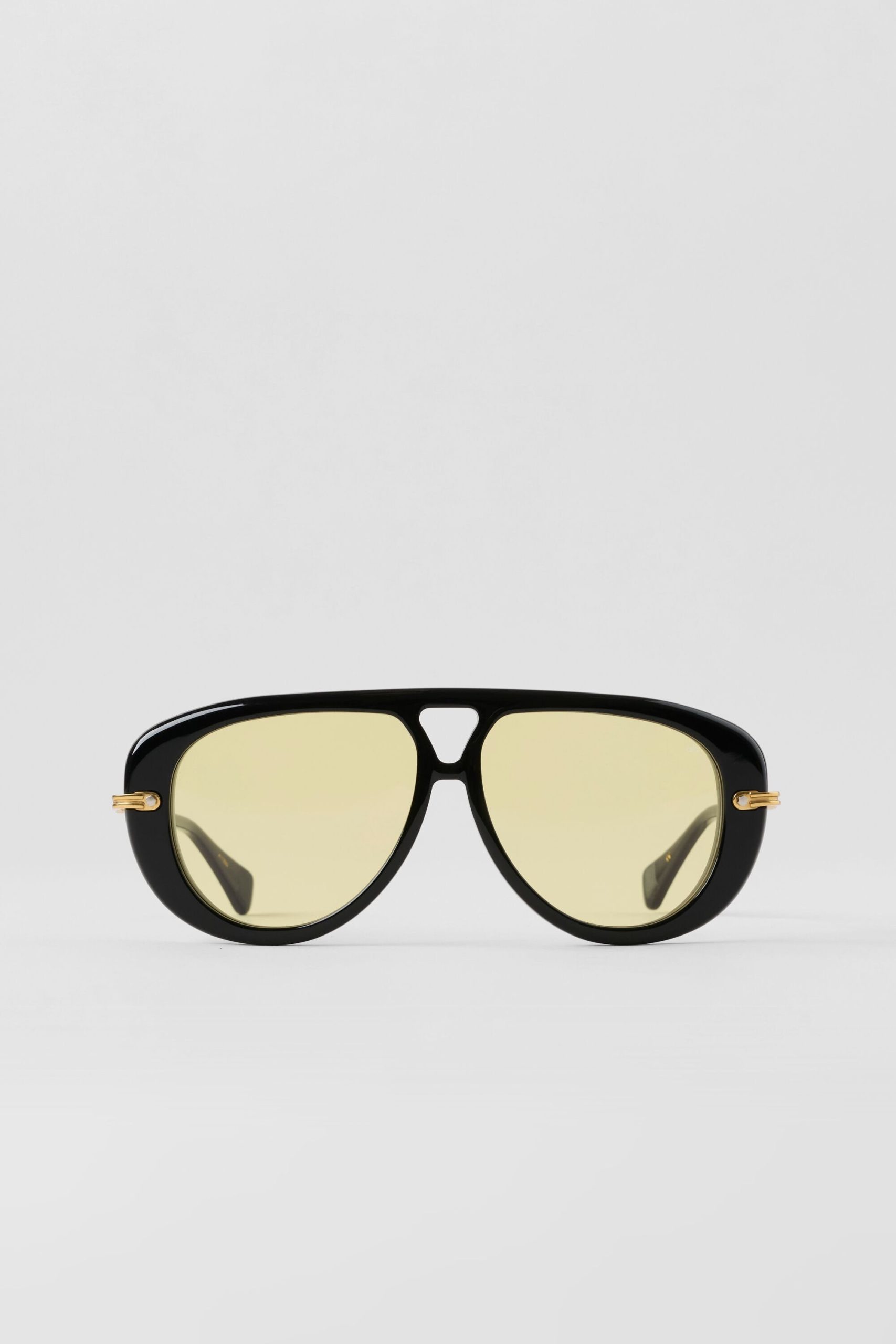ALO Aviator Sunglasses - Black/Yellow - Image 3