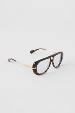 ALO Aviator Sunglasses - Tortoise/Blue