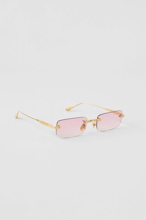 ALO Wire Sunglasses - Gold/Pink Gradient
