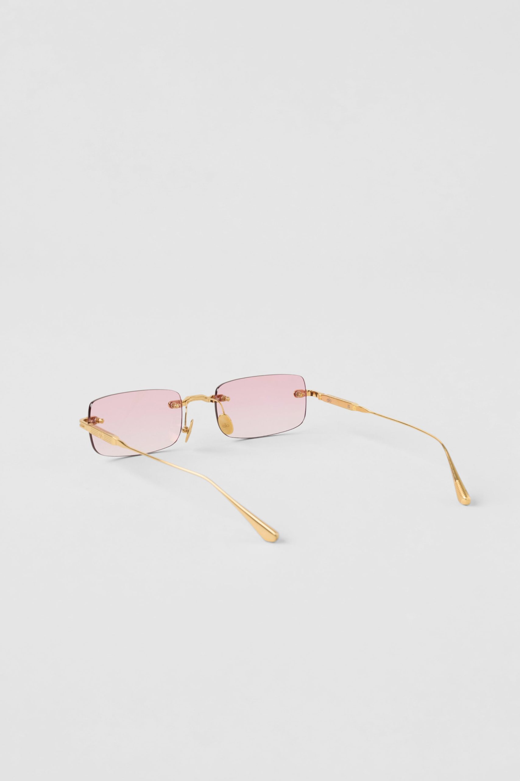 ALO Wire Sunglasses - Gold/Pink Gradient - Image 2