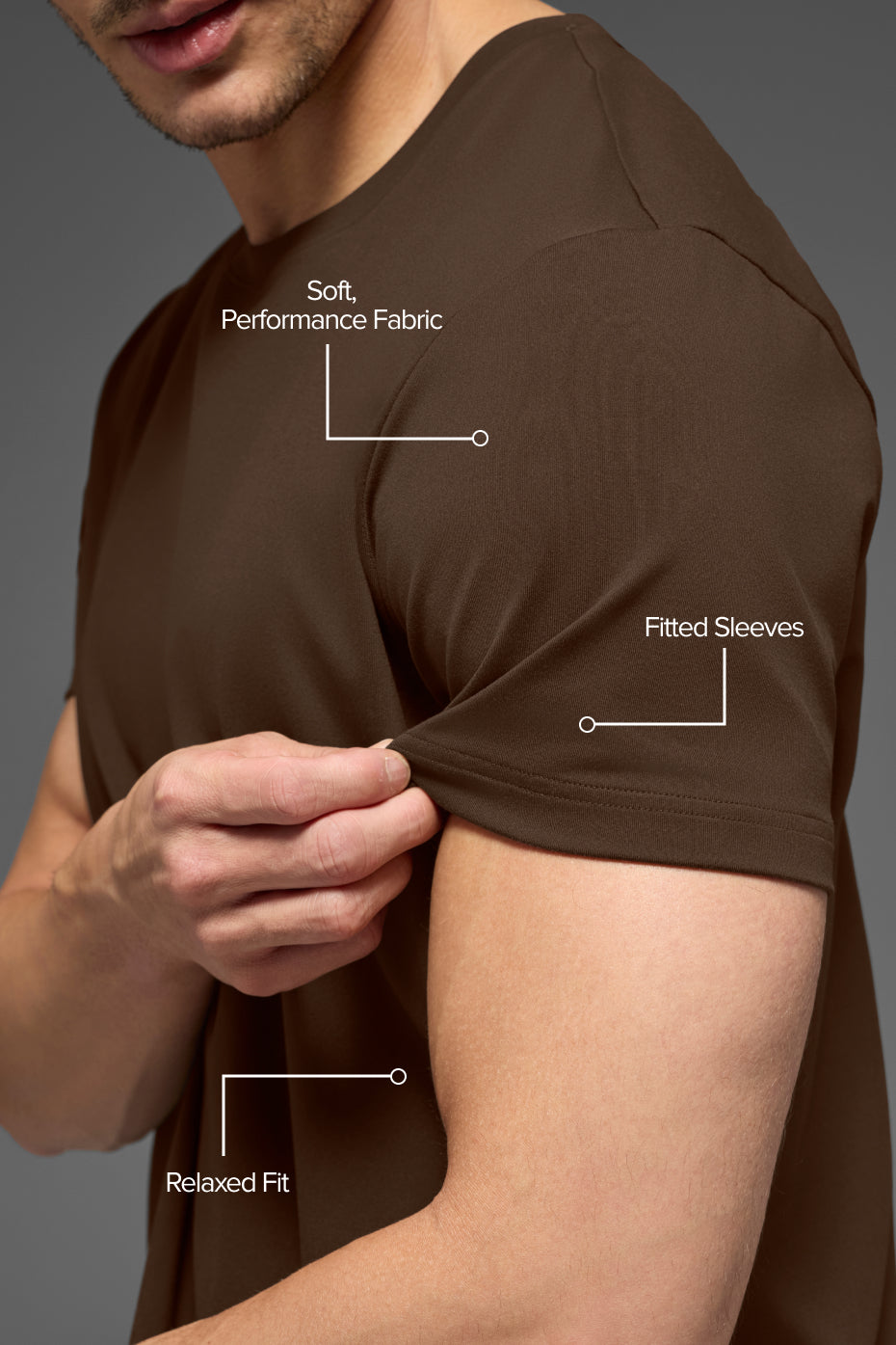 Conquer Reform Crewneck Short Sleeve - Espresso - Image 2