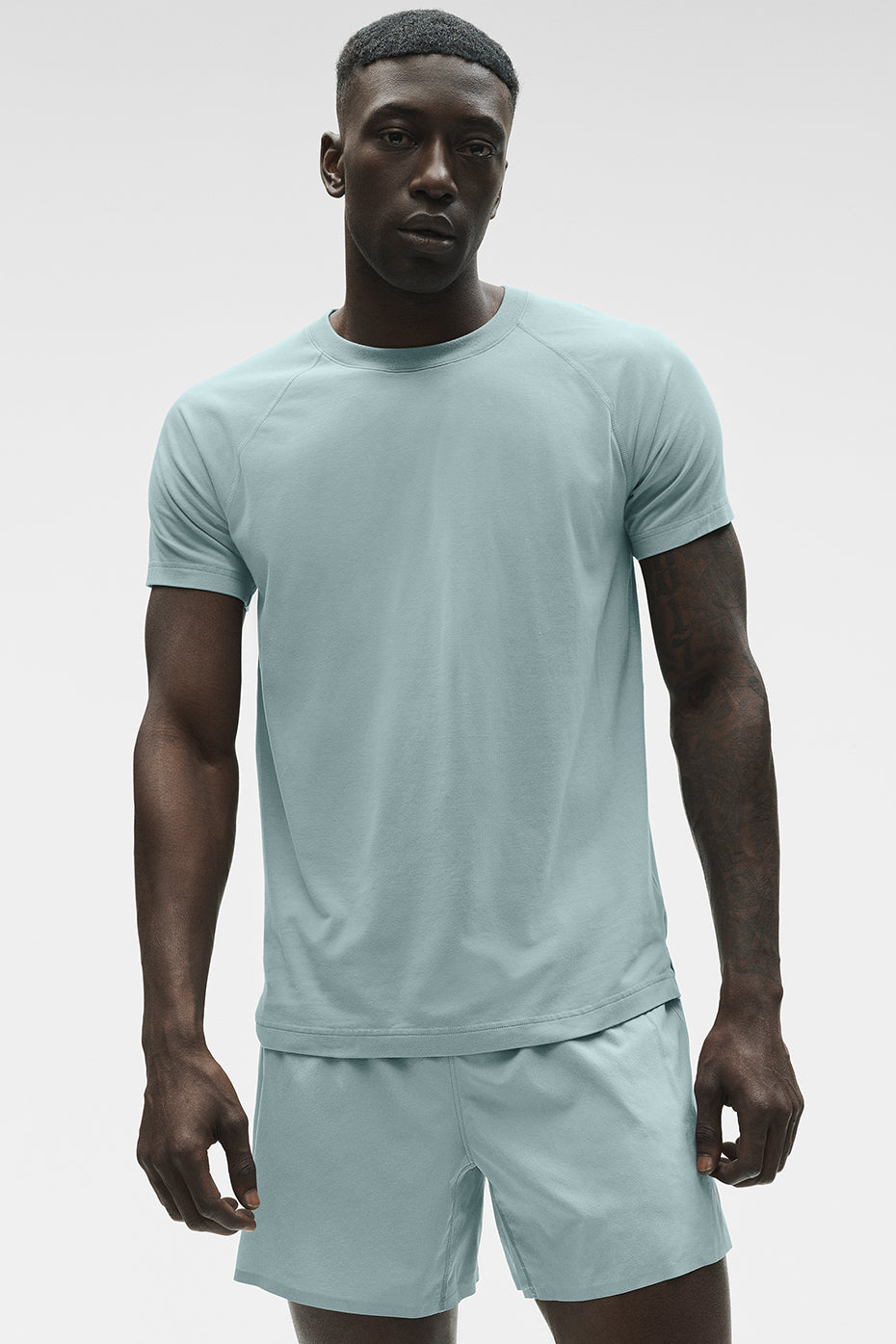 ALO Vapor Crewneck Short Sleeve - Desert Sage - Image 2