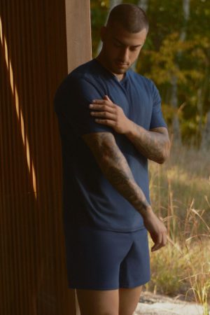Essential Short Sleeve Street Tee - Navy