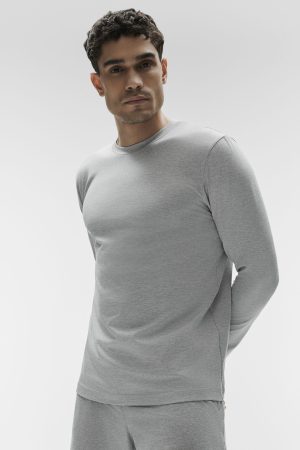 Conquer Reform Crewneck Long Sleeve - Athletic Heather Grey