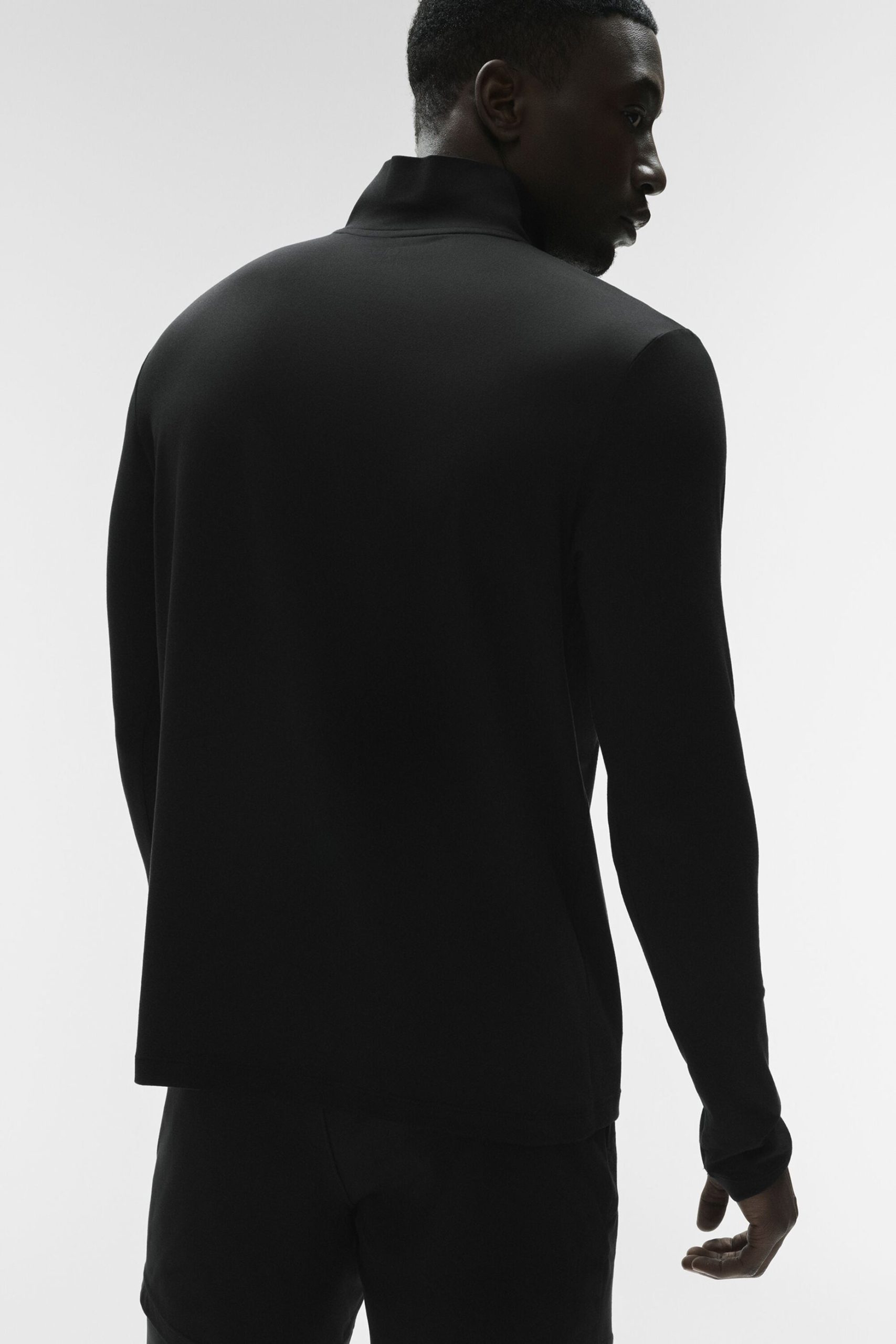 Conquer 1/4 Zip Reform Long Sleeve - Black - Image 3