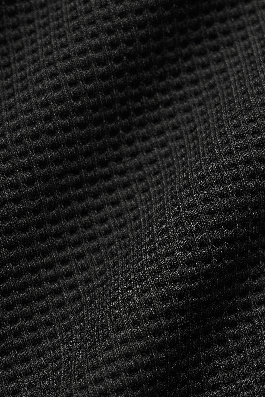 Waffle Lounge Hoodie - Black - Image 6