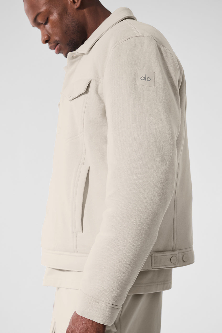 Ease Trucker Jacket - Bone - Image 5