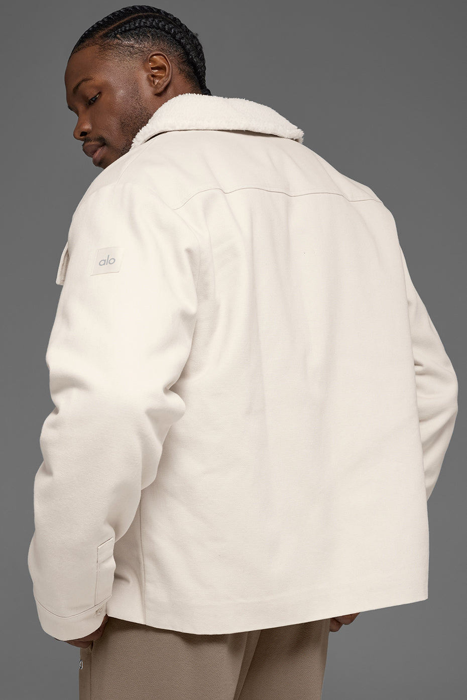 Canvas Utility Shacket - Bone - Image 2