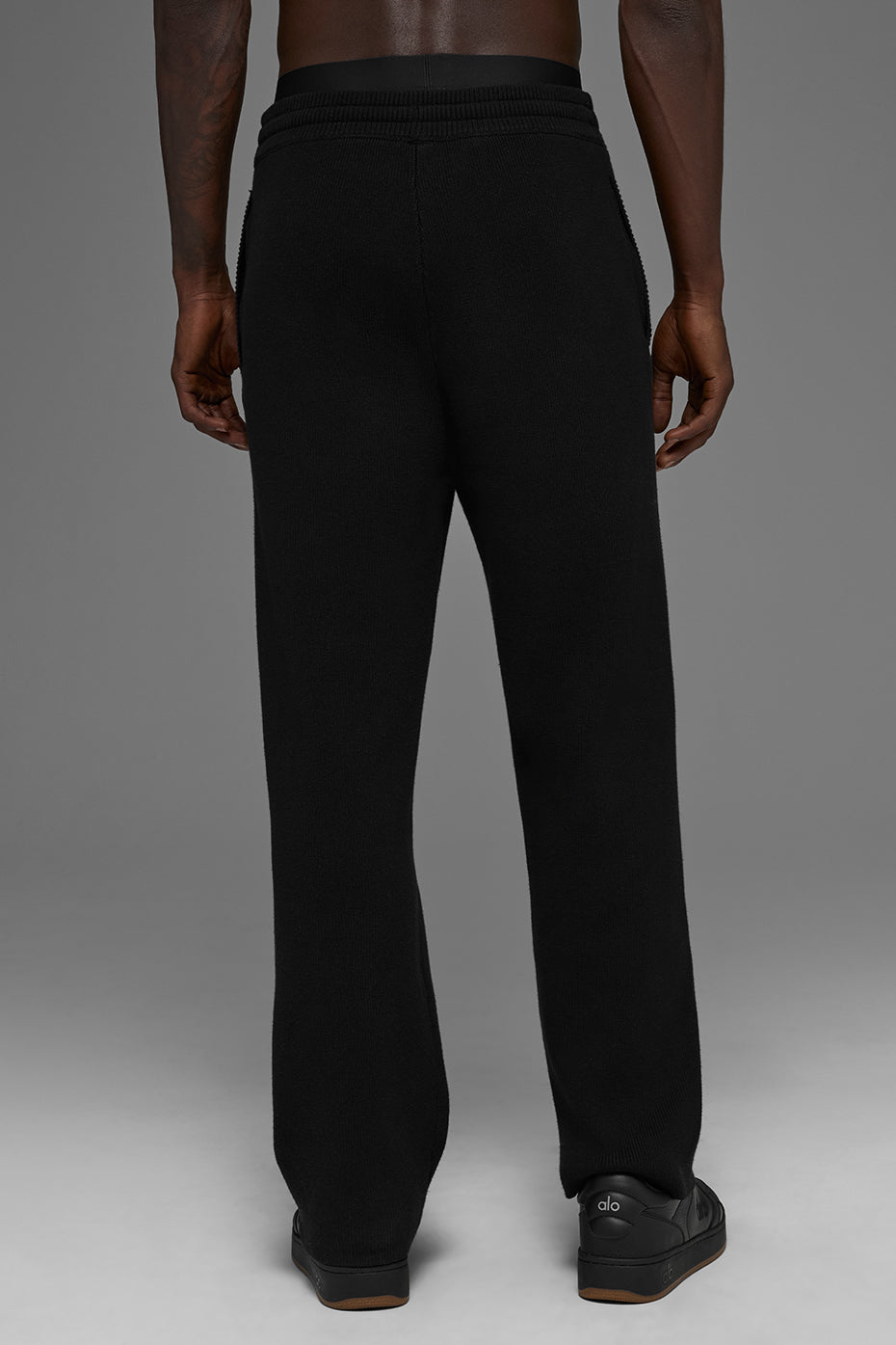 Scholar Straight Leg Sweatpant - Black - Image 3
