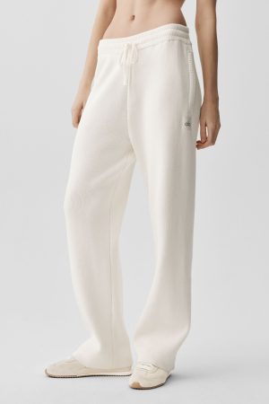 Scholar Straight Leg Sweatpant - Ivory