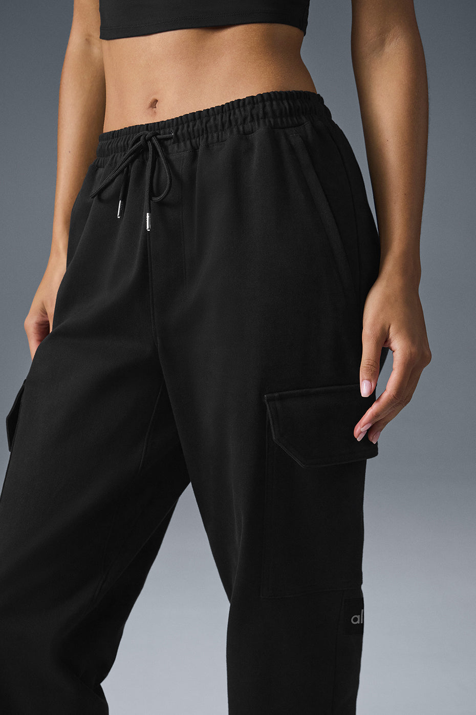 Edition Sueded Jogger - Black - Image 4