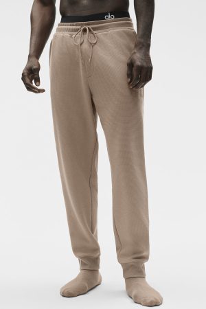 Waffle Lounge Jogger - Gravel