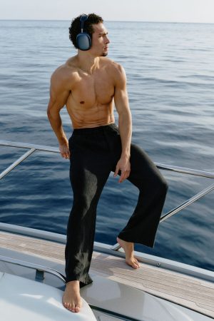 Linen Days Straight Leg Pant - Black