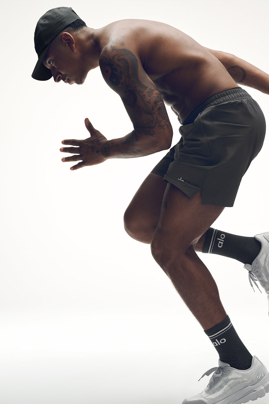 5 Traction Running Short - Anthracite