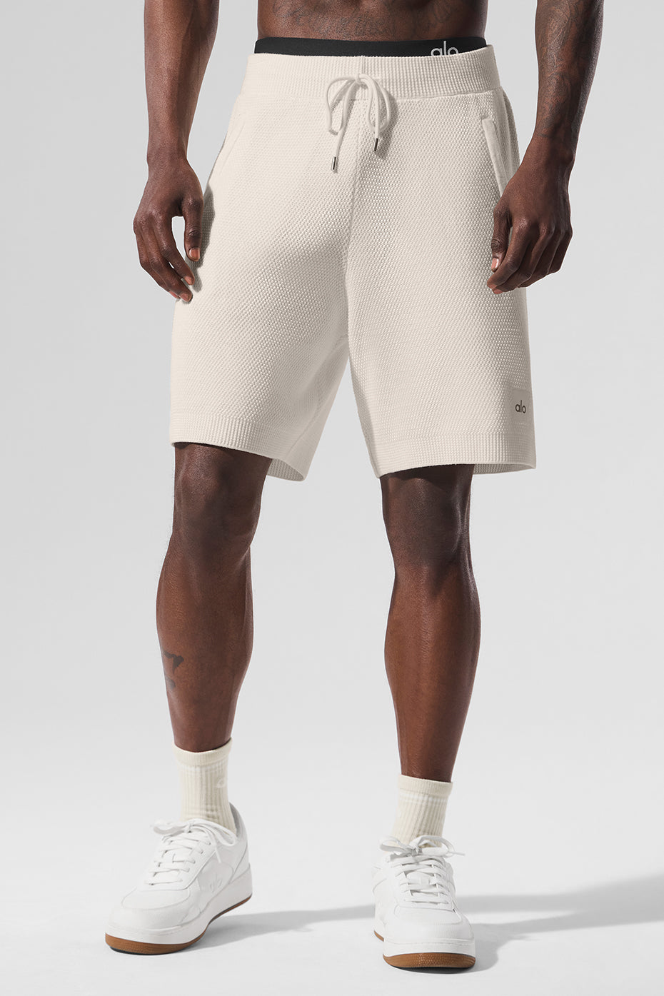 7 Sports Club Sweater Knit Short - Ivory