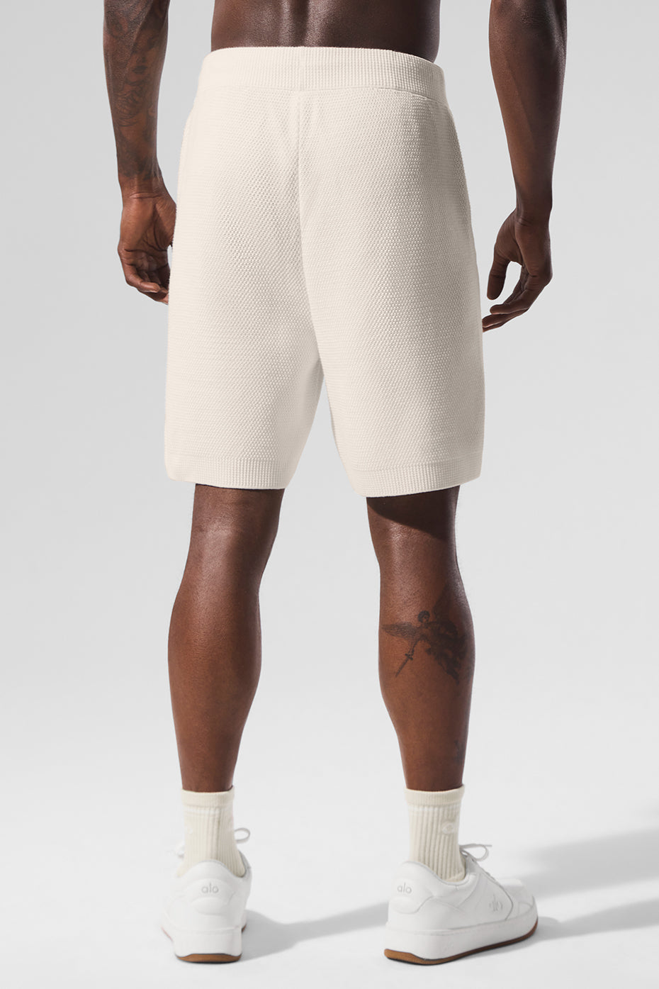 7 Sports Club Sweater Knit Short - Ivory - Image 4