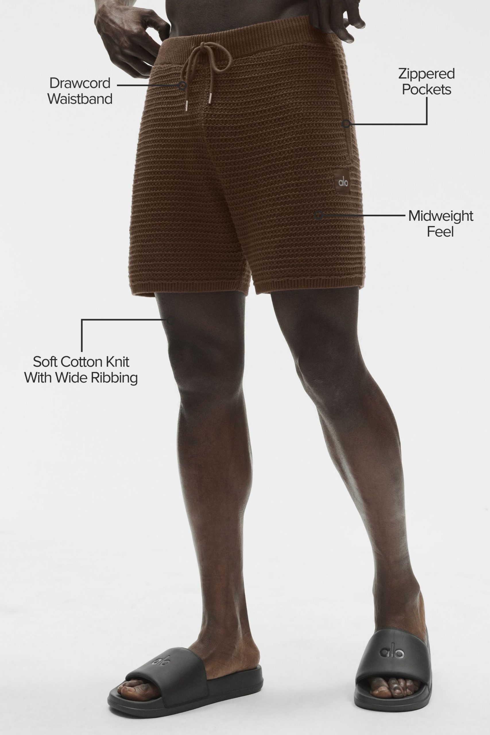 5 Shift Knit Short - Espresso - Image 2