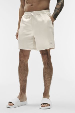 7 Satin Horizon Short - Bone