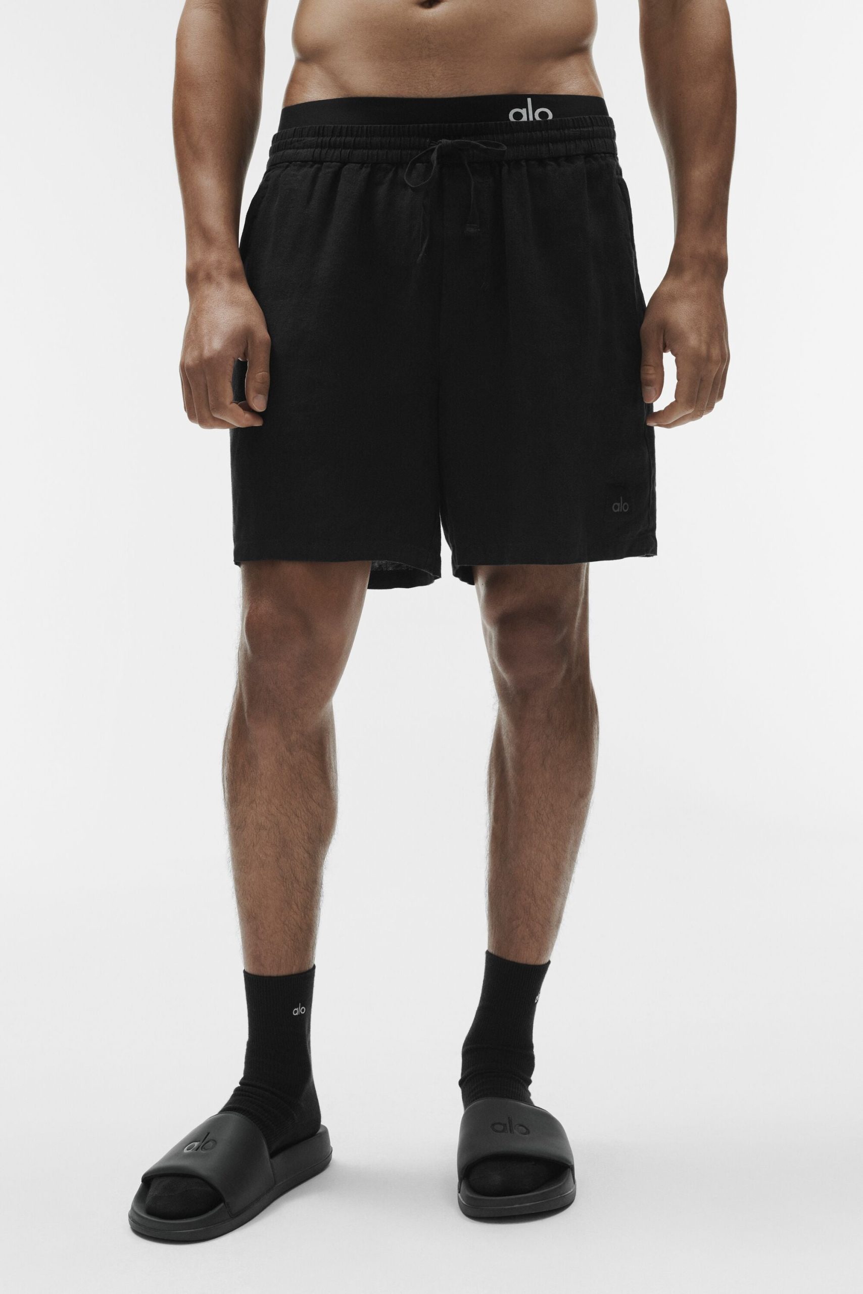 7 Linen Days Short - Black