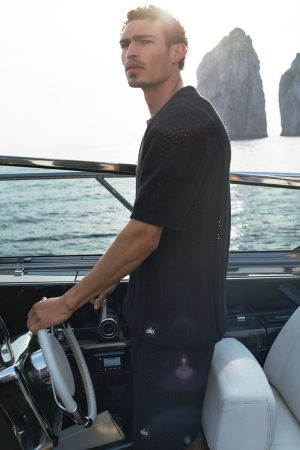 7 Coastline Knit Short - Black