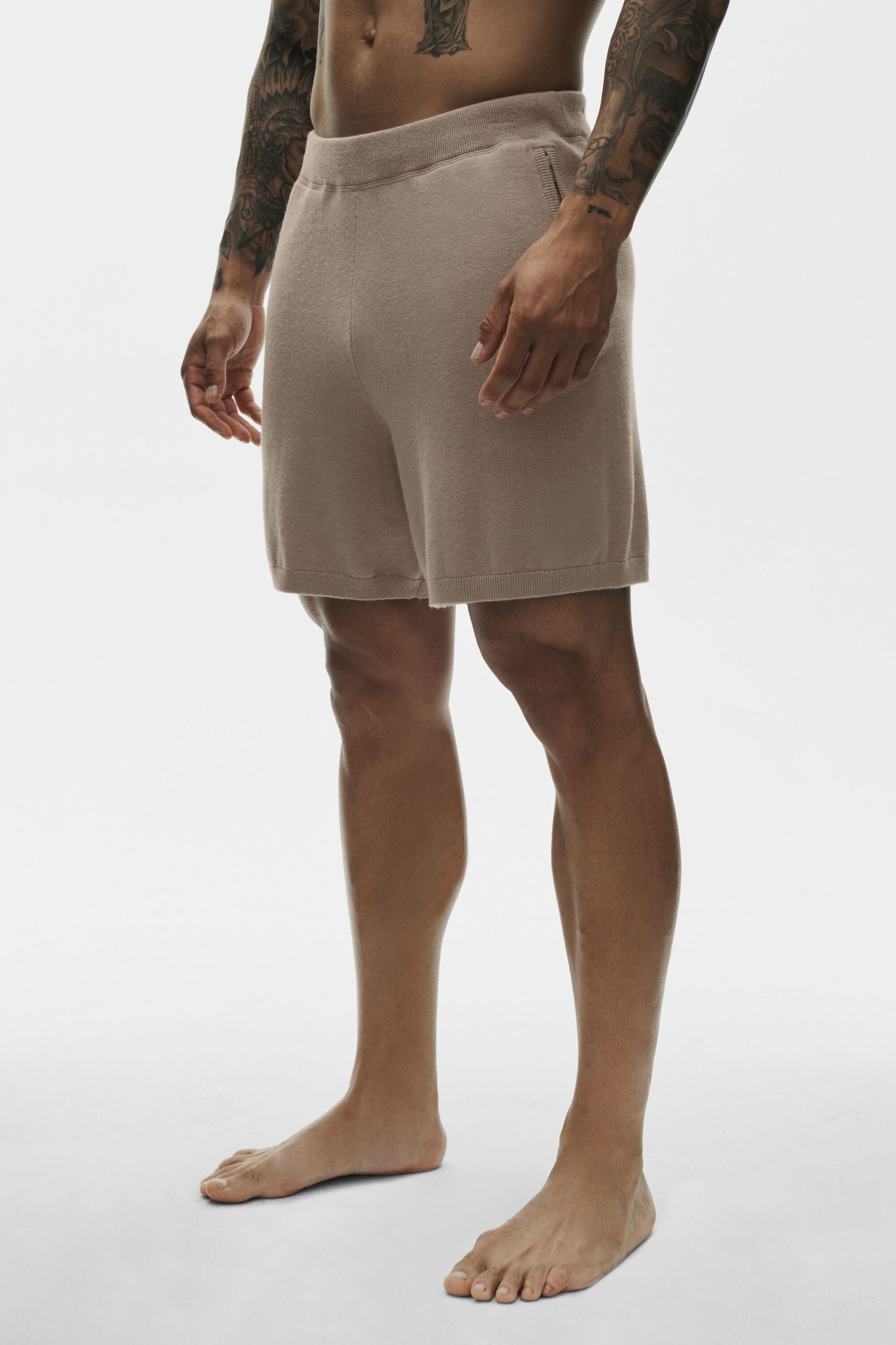 7 Cotton Cashmere Ever Soft Short - Gravel - Image 3