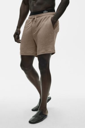 7 Linen Jersey Coastal Short - Gravel