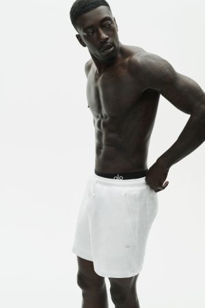 7 Linen Jersey Coastal Short - White