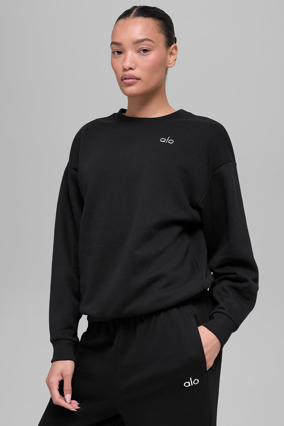 Accolade Crew Neck Pullover - Black - Image 4
