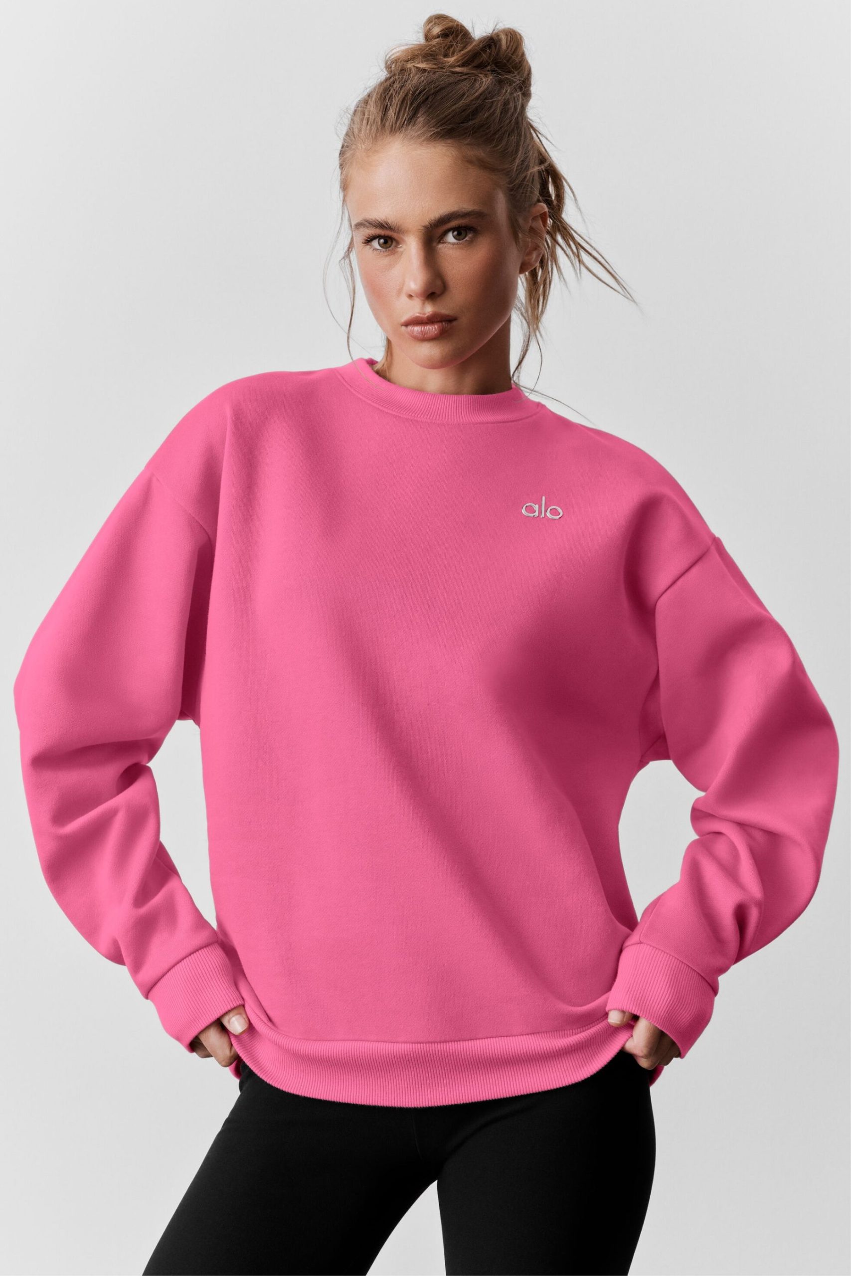 Accolade Crew Neck Pullover - Paradise Pink - Image 3