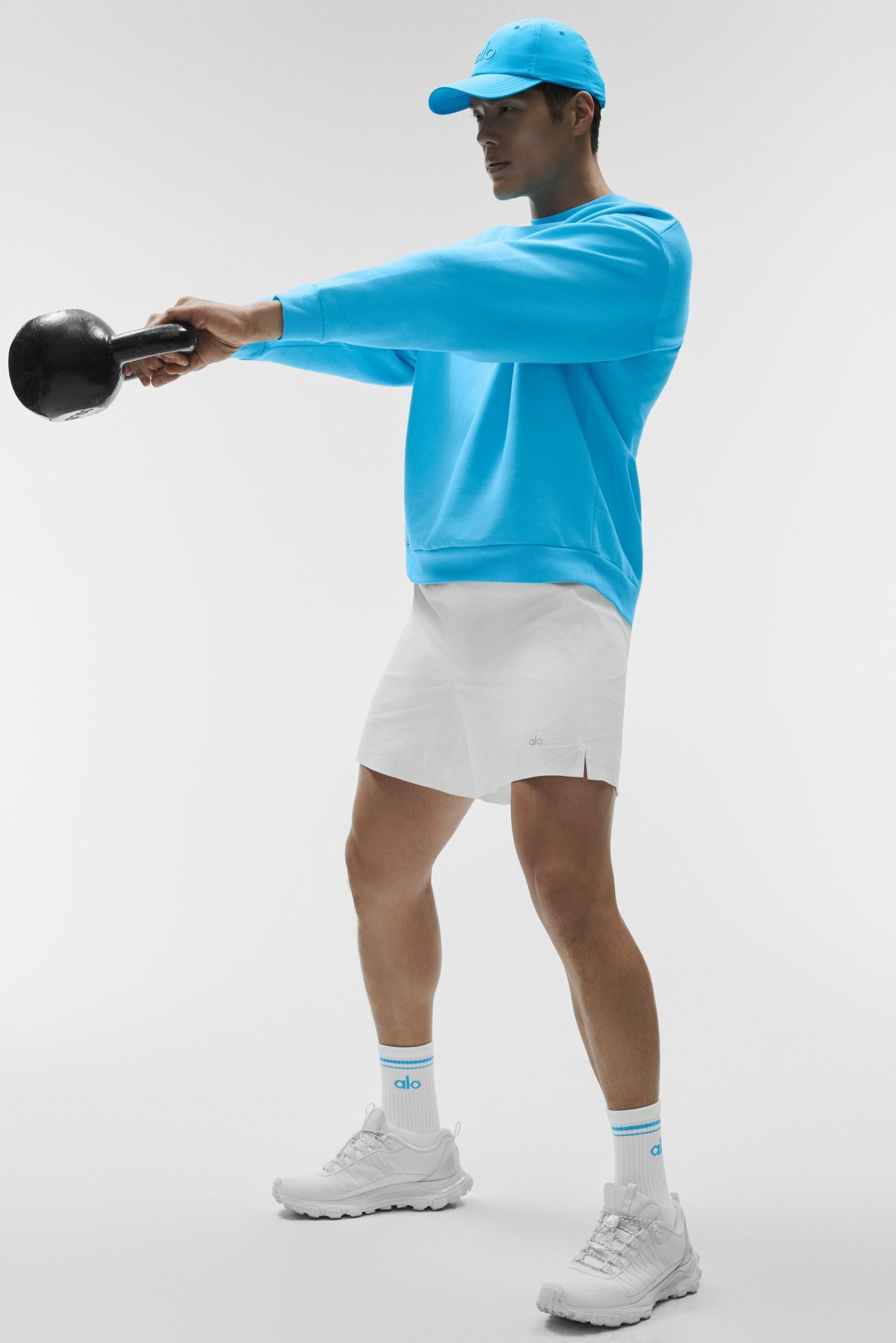 Accolade Crew Neck Pullover - Azure Blue - Image 5