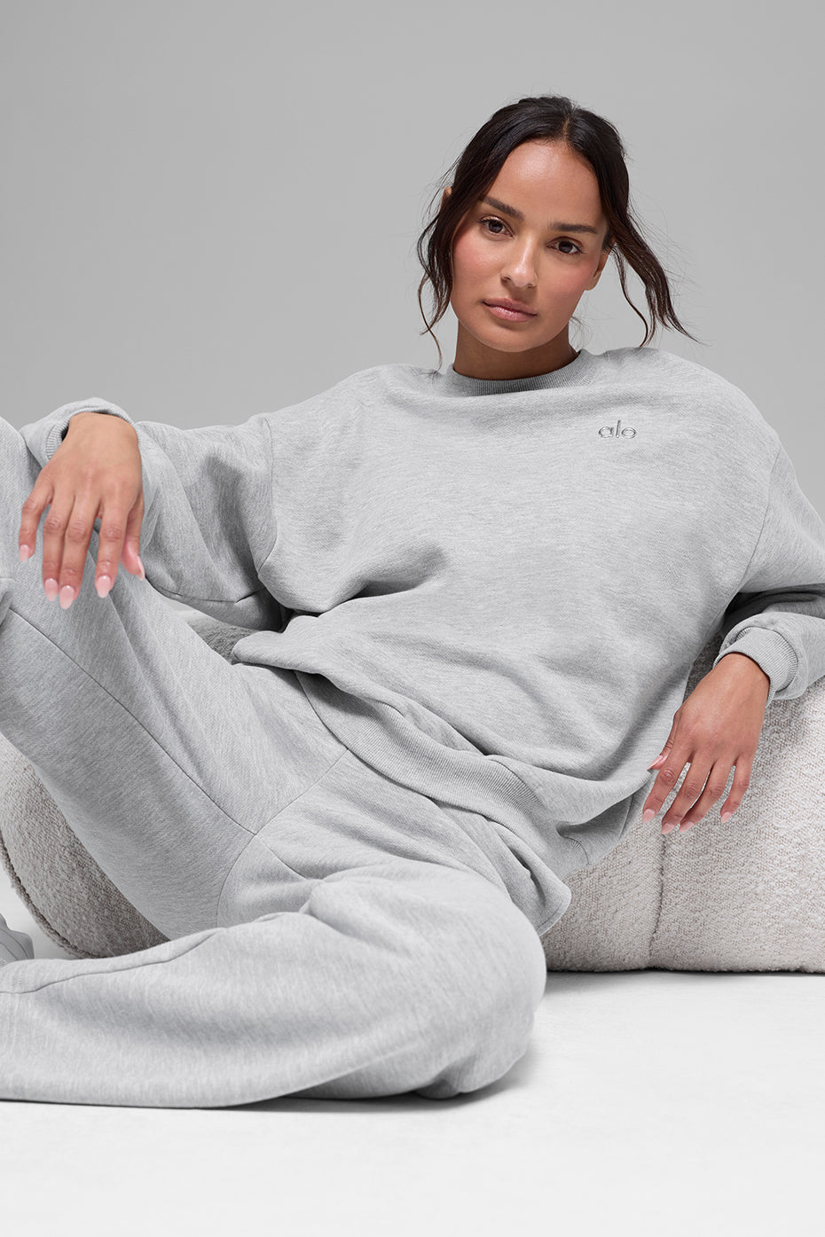 Accolade Crew Neck Pullover - Athletic Heather Grey - Image 4