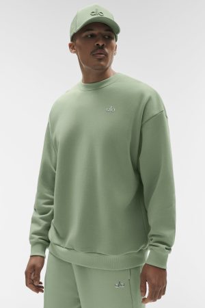 Accolade Crew Neck Pullover - Dune Grass