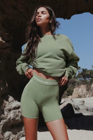 Accolade Crew Neck Pullover - Dune Grass