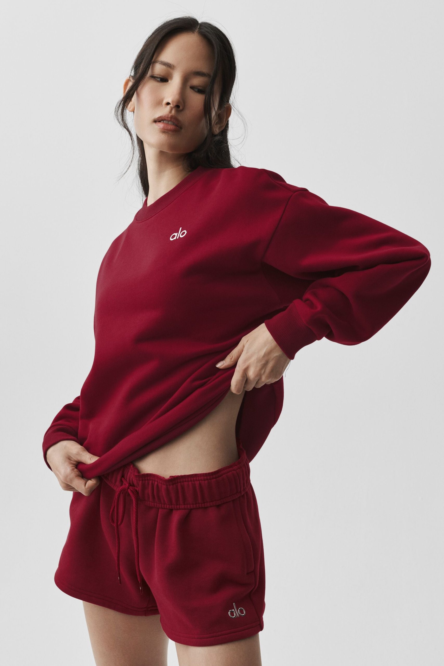 Accolade Crew Neck Pullover - Summer Romance Red - Image 4