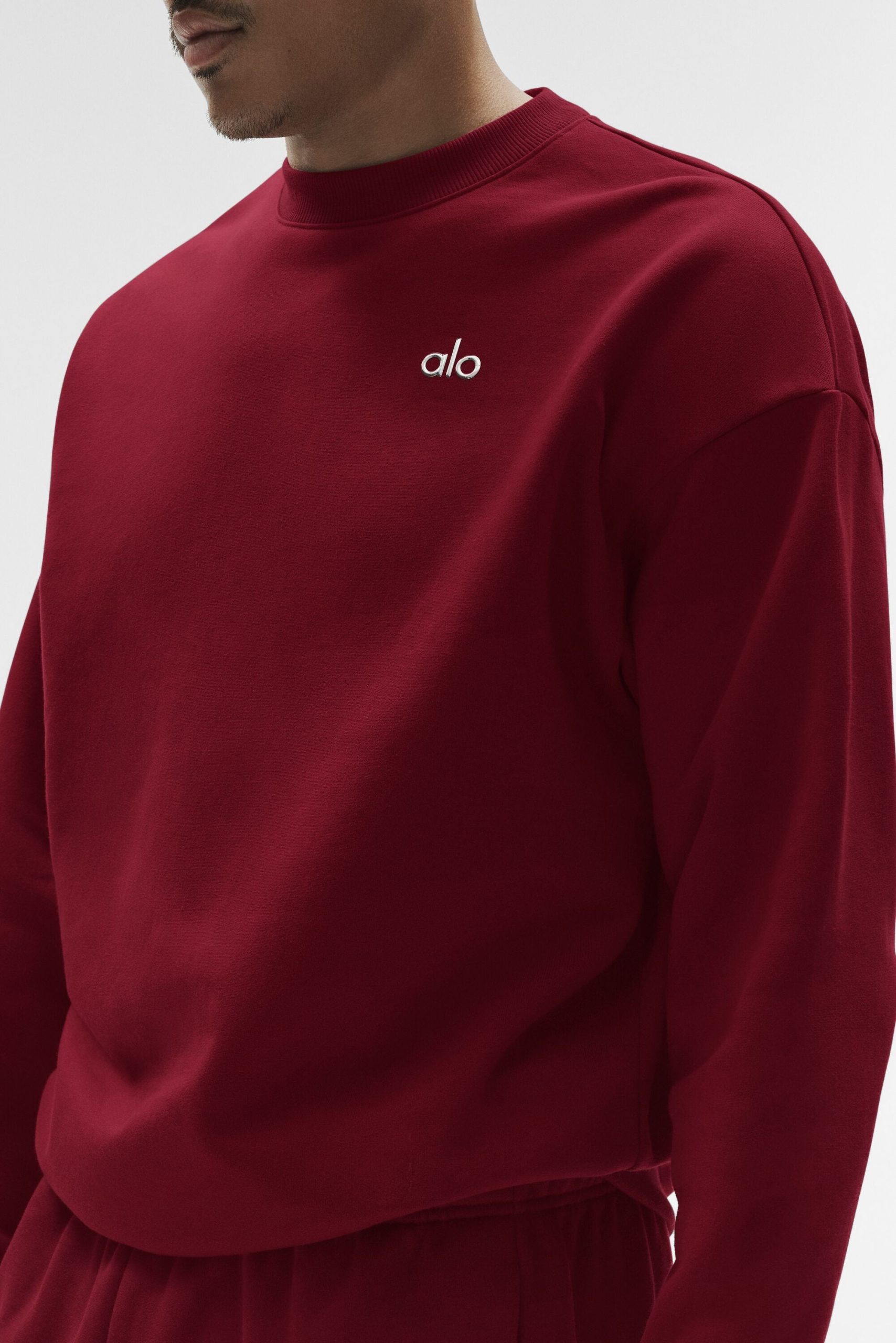 Accolade Crew Neck Pullover - Summer Romance Red - Image 3