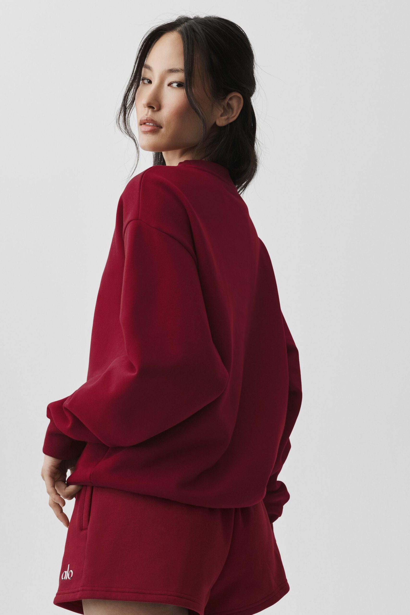 Accolade Crew Neck Pullover - Summer Romance Red - Image 2