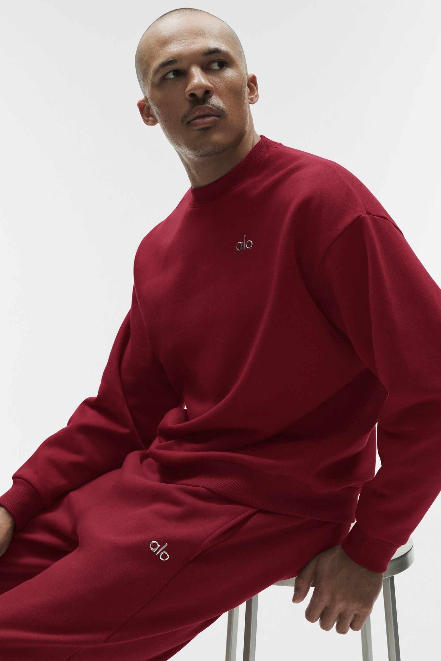 Accolade Crew Neck Pullover - Summer Romance Red - Image 4