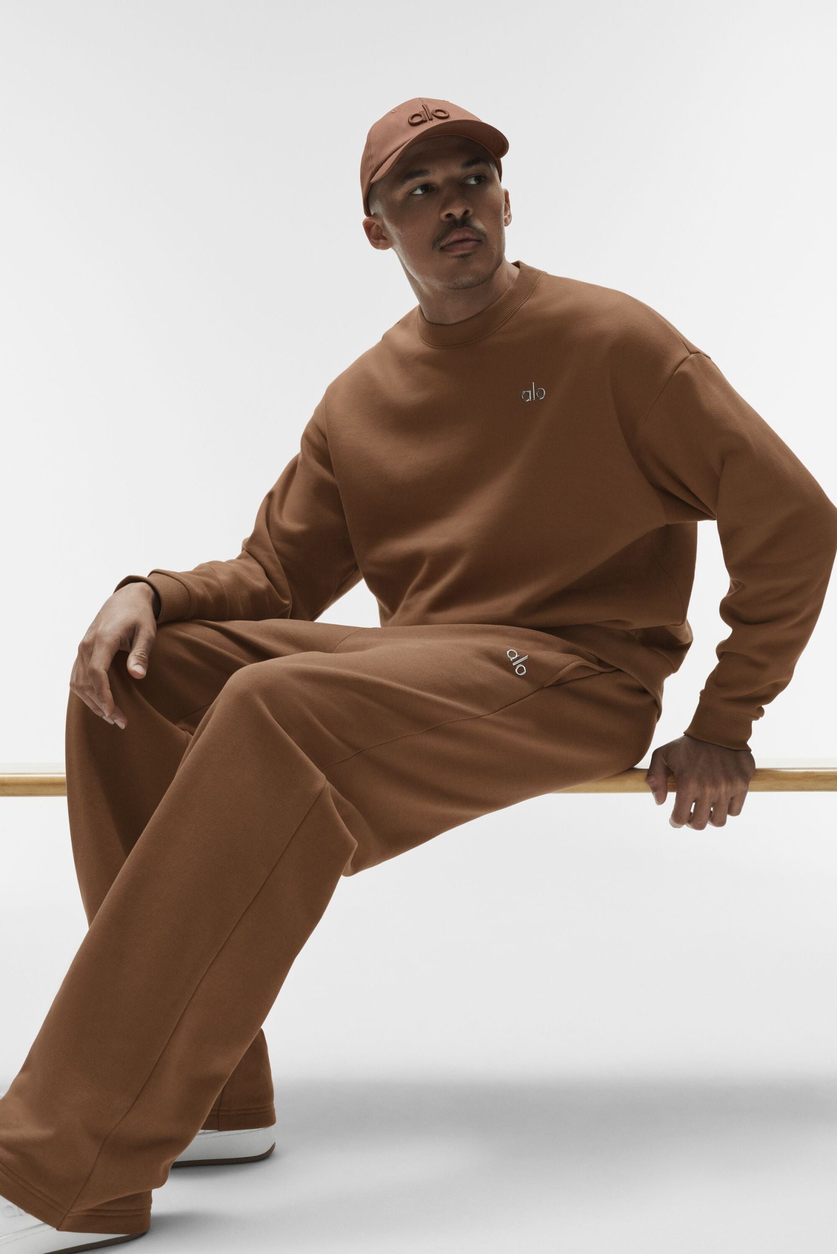 Accolade Crew Neck Pullover - Sun Kissed Brown - Image 4