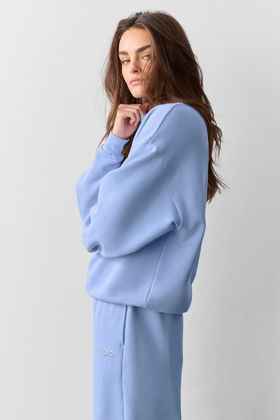 Accolade Crew Neck Pullover - Light Provence Blue - Image 4