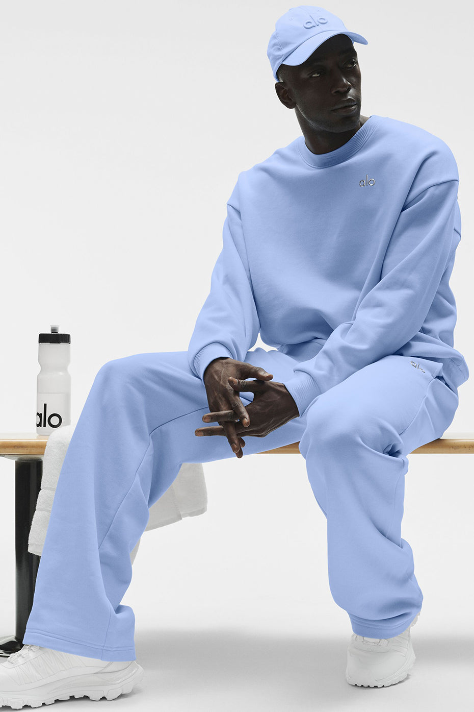 Accolade Crew Neck Pullover - Light Provence Blue - Image 4